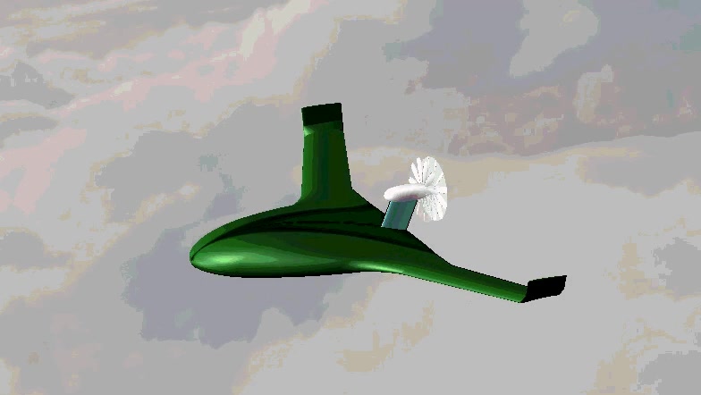 BWB-1 blended wing body freighter